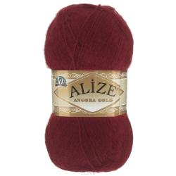 Пряжа для вязания Alize "Angora Gold", цвет: вишневый (339), 550 м, 100 г, 5 шт
