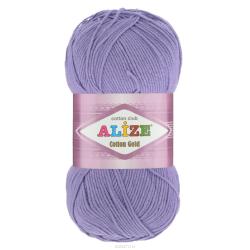Пряжа для вязания Alize "Cotton Gold", цвет: сиреневый (616), 330 м, 100 г, 5 шт