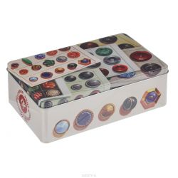Коробка для хранения Феникс-презент "Пуговицы", 20 см х 13 см х 6,5 см