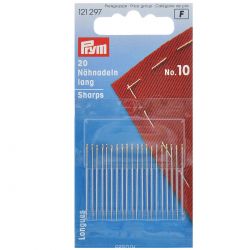 Набор игл ручных "Prym", для шитья, №10, 20 шт