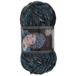 Пряжа для вязания Schachenmayr Original "Lumio Color", цвет: серый, бирюзовый, черный (00088), 75 м, 150 г. 9807774-00088