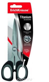 Ножницы Erich Krause "Titanium", 17,5 см