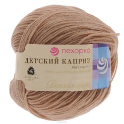 Пряжа для вязания Пехорка "Детский каприз", цвет: светло-бежевый (03), 225 м, 50 г, 10 шт