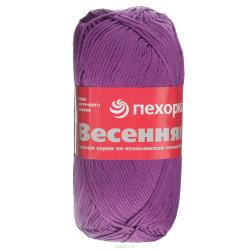 Пряжа для вязания Пехорка "Весенняя", цвет: фиалка (179), 250 м, 100 г, 5 шт