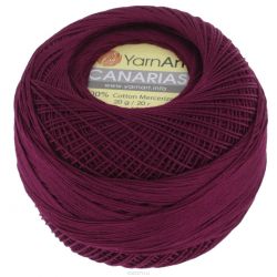 Пряжа для вязания YarnArt "Canarias", цвет: бордовый (0112), 203 м, 20 г, 10 шт