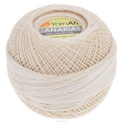 Пряжа для вязания YarnArt "Canarias", цвет: молочный (6194), 203 м, 20 г, 10 шт