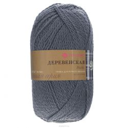Пряжа для вязания Пехорка "Деревенская", цвет: маренго (35), 250 м, 100 г, 10 шт