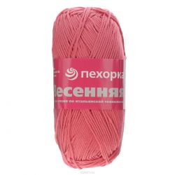 Пряжа для вязания Пехорка "Весенняя", цвет: морковь (285), 250 м, 100 г, 5 шт