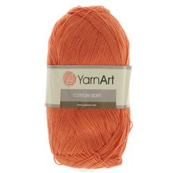 Пряжа для вязания YarnArt "Cotton Soft", цвет: рыжий (24), 600 м, 100 г, 5 шт