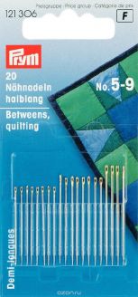 Иглы ручные "Prym", для шитья, №5-9, 20 шт