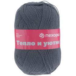 Пряжа для вязания Пехорка "Тепло и уютно", цвет: моренго (35), 400 м, 100 г, 5 шт