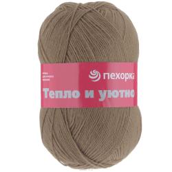 Пряжа для вязания Пехорка "Тепло и уютно", цвет: верблюжий (412), 400 м, 100 г, 5 шт