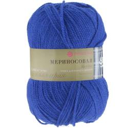 Пряжа для вязания Пехорка "Мериносовая", цвет: ультрамарин (491), 200 м, 100 г, 10 шт