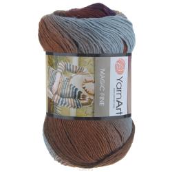 Пряжа для вязания YarnArt "Magic Fine", цвет: красный, серый, фиолетовый (545), 300 м, 100 г, 5 шт