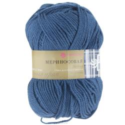 Пряжа для вязания Пехорка "Мериносовая", цвет: индиго (156), 200 м, 100 г, 10 шт