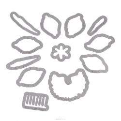 Форма для вырубки Sizzix "Цветок. Нарцисс", 12 шт