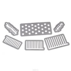 Форма для вырубки Sizzix "Цветок. Тысячелистник", 6 шт