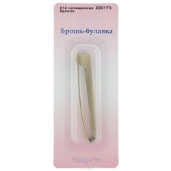 Брошь "Hobby & Pro", цвет: бронзовый. 7707536