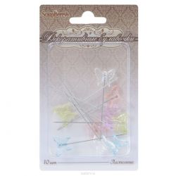 Булавки декоративные ScrapBerry's "Бабочки", длина 5,5 см, 10 шт