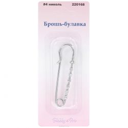 Брошь "Hobby & Pro", цвет: серебристый. 7707531