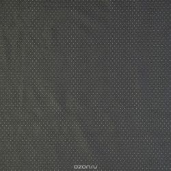 Ткань Mas d'Ousvan "Dots", цвет: черный, 110 х 100 см