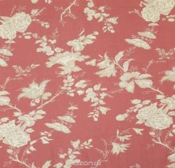 Ткань Mas d'Ousvan "Satya rouge", цвет: красный, 110 х 100 см. BSY.41