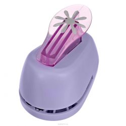 Дырокол фигурный Hobbyboom "Цветок 8 лепестков", №336, цвет: сиреневый, 2,5 см
