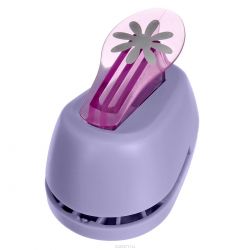 Дырокол фигурный Hobbyboom "Маргаритка", №2, цвет: сиреневый, 2,5 см