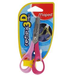 Ножницы Maped "Vivo", для левшей, 12 см, цвет: розовый, малиновый