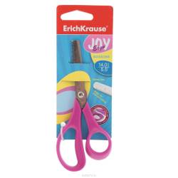 Ножницы канцелярские Erich Krause "Joy Ergo", 14 см, цвет: розовый