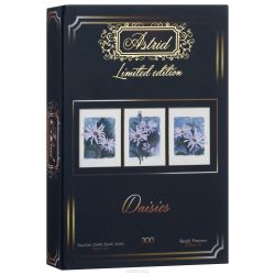 Набор для вышивания бисером Astrid "Триптих. Ромашки", 32 х 40 см