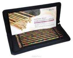 Набор прямых спиц KnitPro "Symfonie", 3,5-8 мм,  длина 25 см, 16 шт