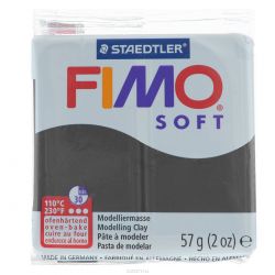 Полимерная глина Fimo "Soft", цвет: черный (9), 56 г
