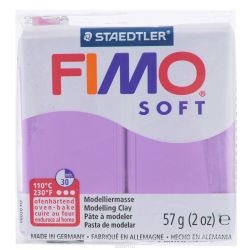 Полимерная глина Fimo "Soft", цвет: лаванда (62), 56 г
