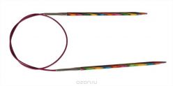 Спицы круговые "Symfonie" 6,5мм/100см, дерево, многоцветный
