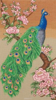 Набор для вышивания Maia "Majestic Peacock/Величественный павлин", 30 х 17 см
