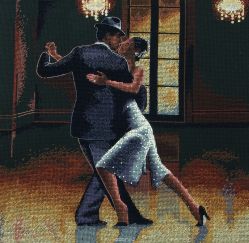 Набор для вышивания крестом Anchor "Studio Tango", 30 см х 30 см
