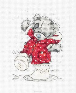 Набор для вышивания крестом Anchor "Christmas Coat", 11 х 8 см