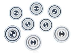 Пуговицы декоративные Buttons Galore & More "Circles", 8 шт