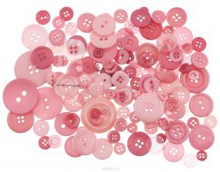 Пуговицы декоративные Buttons Galore & More "Color Blends", цвет: ягодный, 85 г. 7708879