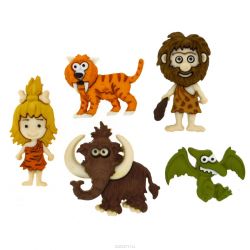 Пуговицы декоративные Dress It Up "Каменный век", 5 шт