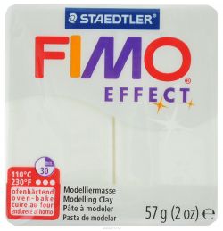 Полимерная глина Fimo "Effect", цвет: белый, 56 г