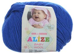 Пряжа для вязания Alize "Baby Wool", цвет: синий (141), 175 м, 50 г, 10 шт