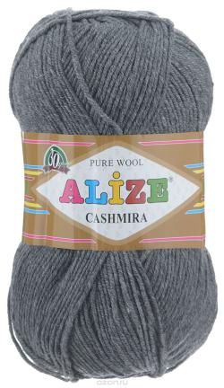 Пряжа для вязания Alize "Cashmira", цвет: темно-серый (182), 300 м, 100 г, 5 шт