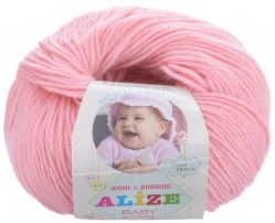 Пряжа для вязания Alize "Baby Wool", цвет: розовый (194), 175 м, 50 г, 10 шт