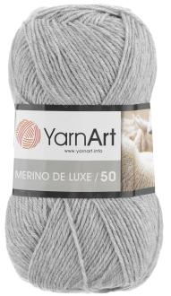 Пряжа для вязания YarnArt "Merino de Lux", цвет: серый (0282), 280 м, 100 г, 5 шт
