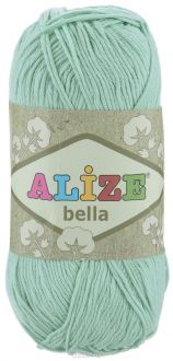 Пряжа для вязания Alize "Bella", цвет: мятный (266), 180 м, 50 г, 5 шт