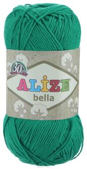 Пряжа для вязания Alize "Bella", цвет: ярко-зеленый (20), 180 м, 50 г, 5 шт