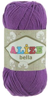 Пряжа для вязания Alize "Bella", цвет: фиолетовый (45), 180 м, 50 г, 5 шт