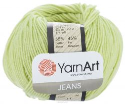 Пряжа для вязания YarnArt "Jeans", цвет: фисташковый (11), 160 м, 50 г, 10 шт